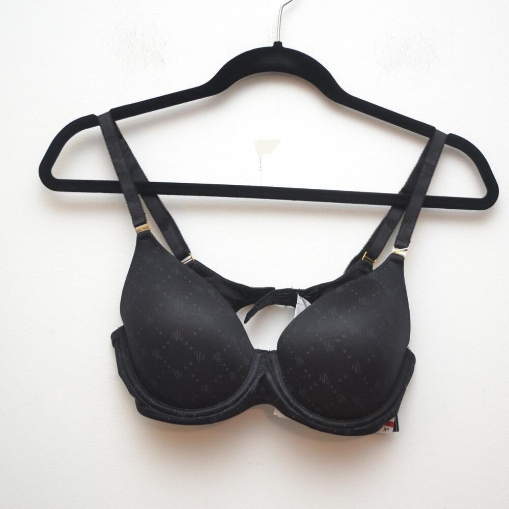Lauren Ralph Lauren Comfort Collection Repeat-Logo T-shirt Bra BNWT